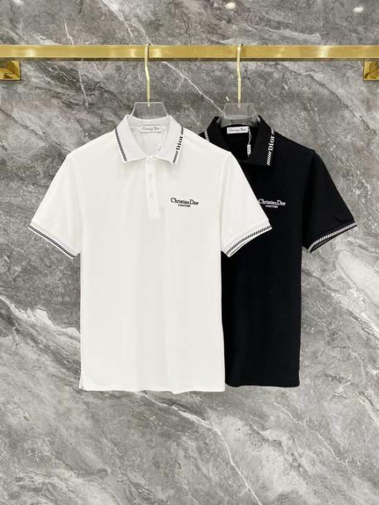 Picture of Dior Polo Shirts Short _SKUDiorM-3XLomtr45828475